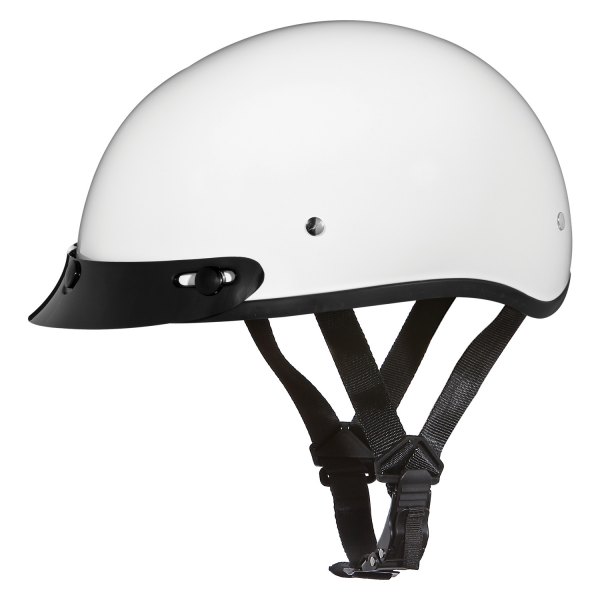 Daytona Helmets® - Skull Cap Solid Half Shell Helmet with Visor