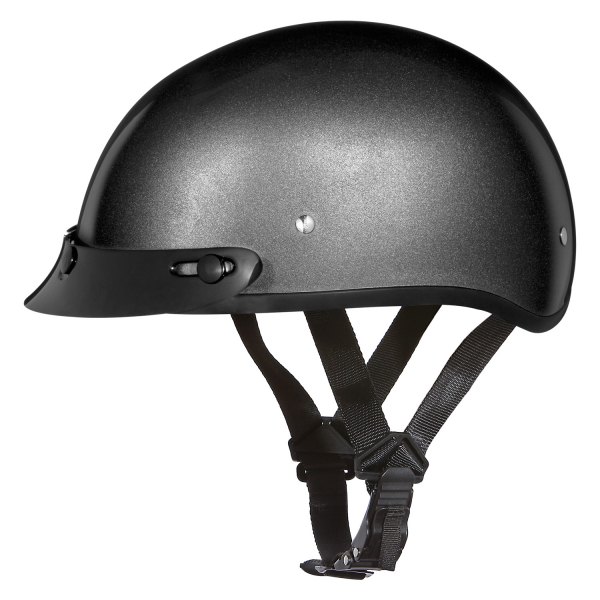 Daytona Helmets® - Skull Cap Solid Half Shell Helmet with Visor
