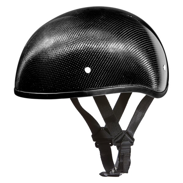 Daytona Helmets® - Skull Cap Naked Carbon Fiber Half Shell Helmet