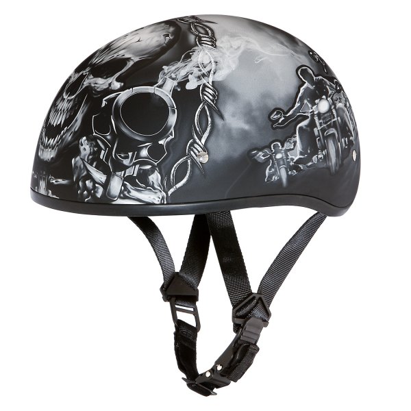 Daytona Helmets® - Skull Cap Guns Half Shell Helmet