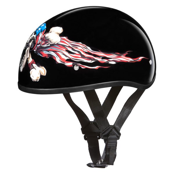 Daytona Helmets® - Skull Cap Patriot Half Shell Helmet
