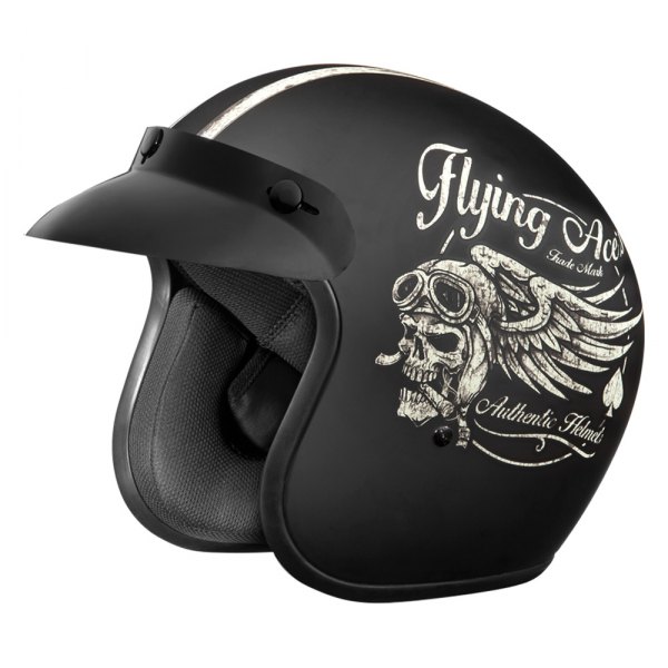 Daytona Helmets® - Cruiser Flying Aces Open Face Helmet