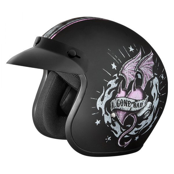 Daytona Helmets® - Cruiser Gone Bad Open Face Helmet