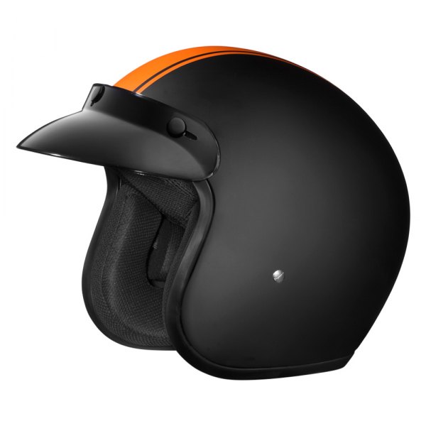 Daytona Helmets® - Cruiser Pin Stripe Open Face Helmet