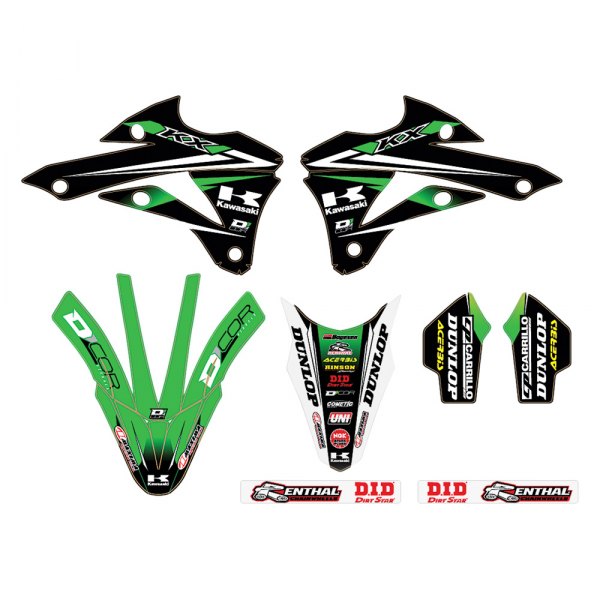 D'cor Visuals® - Team Style Green Graphic/Trim Kit