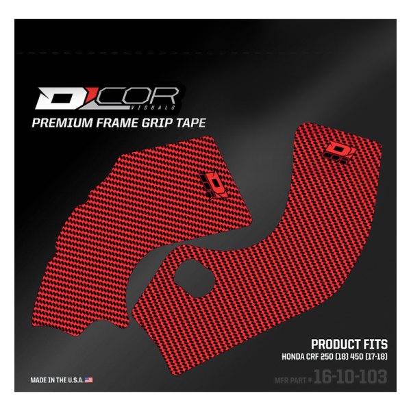 D'cor Visuals® - Red Frame Grip Tapes