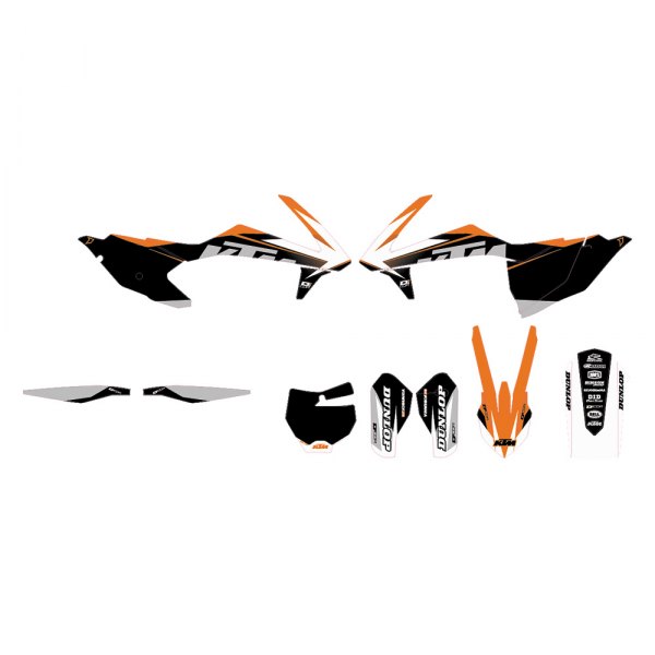 D'cor Visuals® - COR 9 Style Orange Complete Graphic Kit
