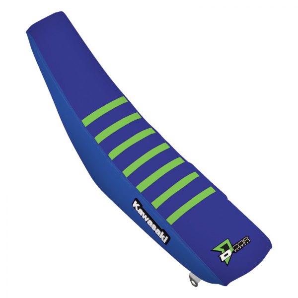 D'cor Visuals® - Factory Reinforced Blue with Green Ribs Seat Cover