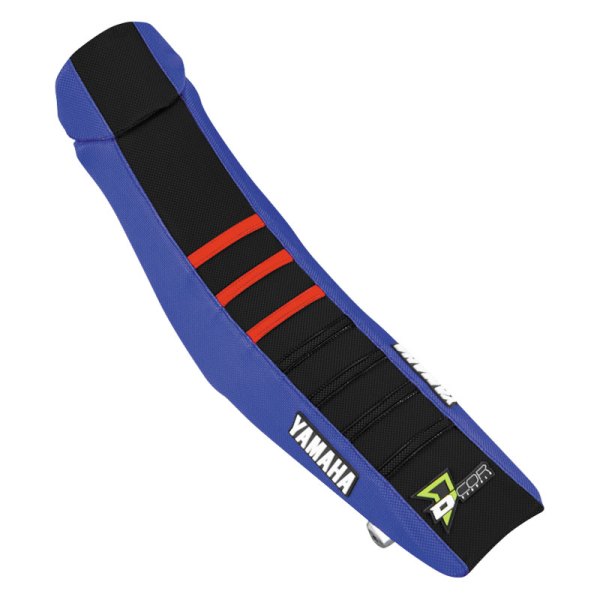 D'cor Visuals® - Factory Reinforced Blue/Black with Red Ribs Seat Cover