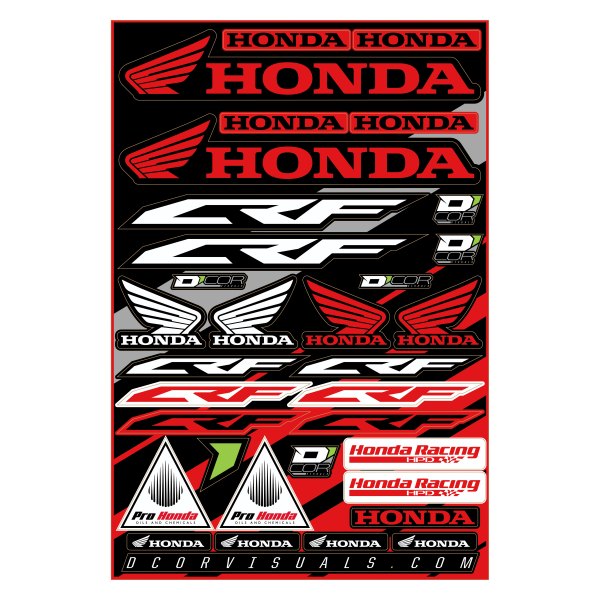 D'cor Visuals® - Honda CRF Style Decal Sheet