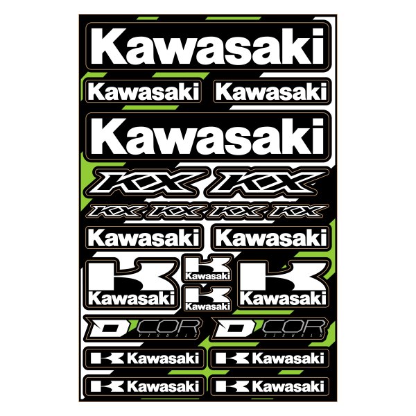 D'cor Visuals® - D'COR Kawasaki Style Decal Sheet