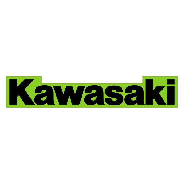D&#39;cor Visuals® 40-20-112 - Kawasaki Style Logo Decal - MOTORCYCLEiD.com