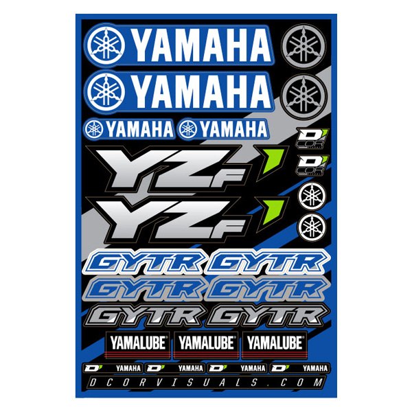 D'cor Visuals® - Yamaha YZF Style Decal Sheet