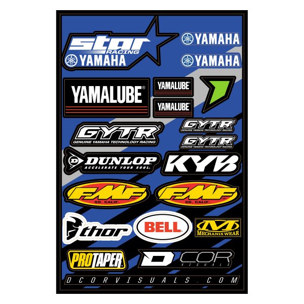 D'cor Visuals® - Star Racing Yamaha Style Decal Sheet