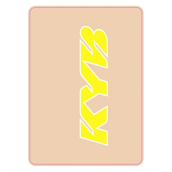 D'cor Visuals® - KYB Style Yellow Upper Fork Decals