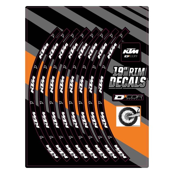 D'cor Visuals® - KTM Style Rear Rim Decal