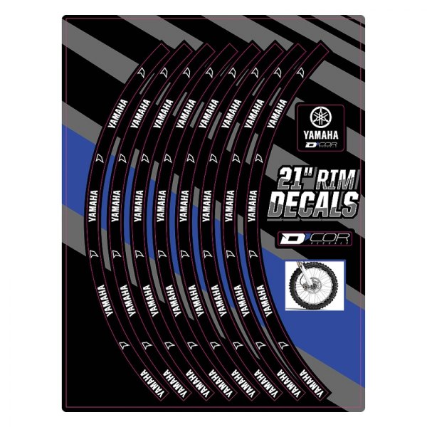 D'cor Visuals® - Yamaha Style Front Rim Decal