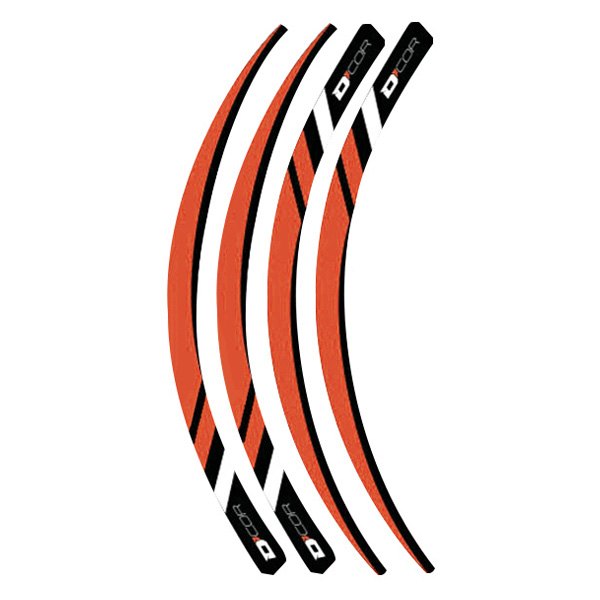 D'cor Visuals® - Red Rim Decal Kit