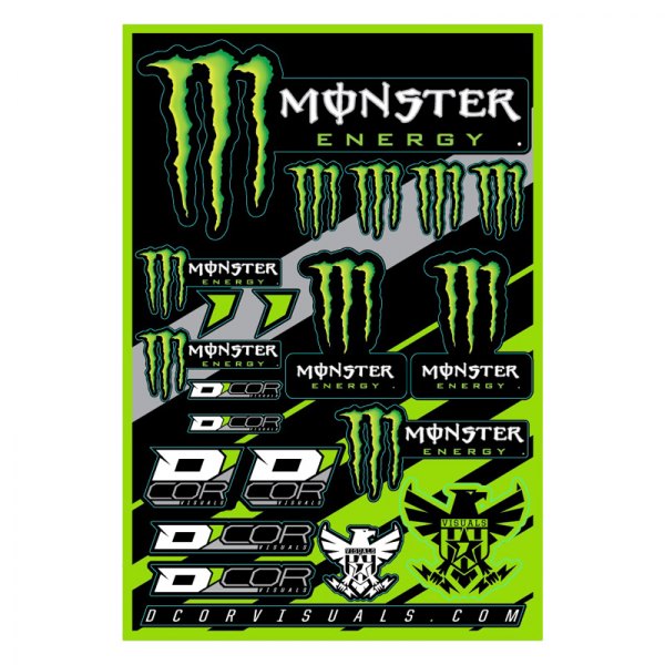 D'cor Visuals® - Monster Energy Style Decal Sheet