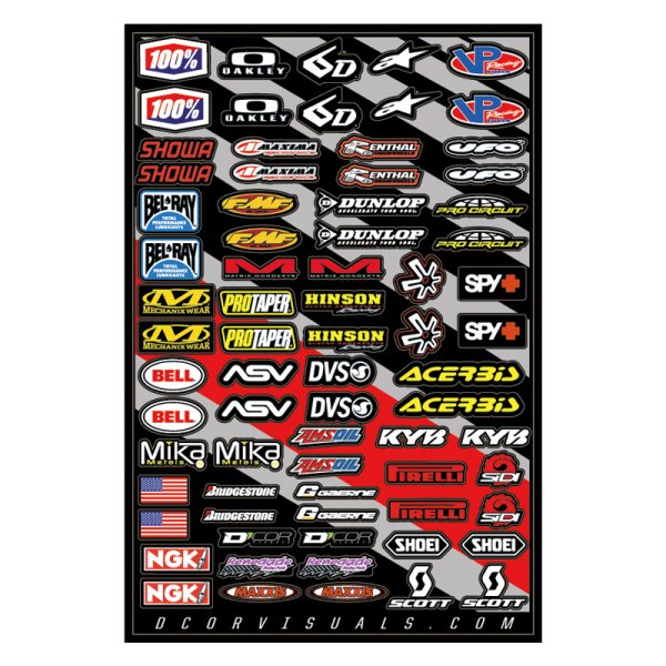 D'cor Visuals® - Misc Cor2 Mx Style Decal Sheet