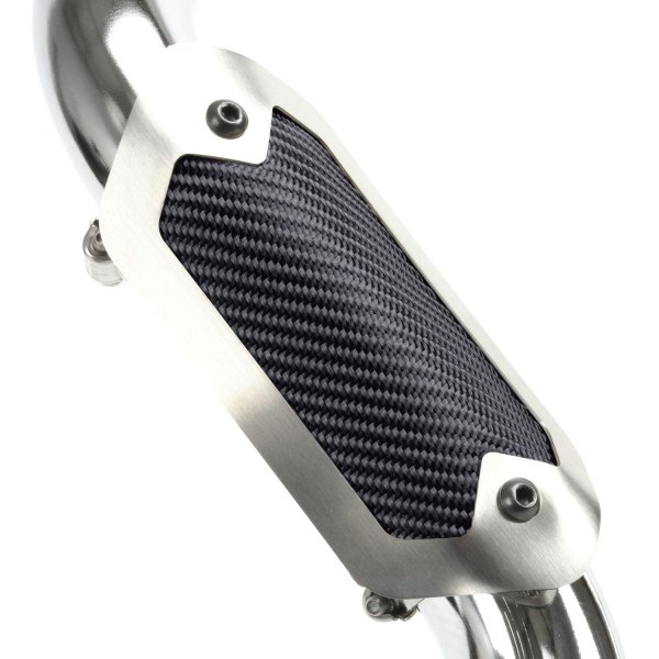 Design Engineering® - Onyx Series Black Flexible Heat Shield with Brushed Trim