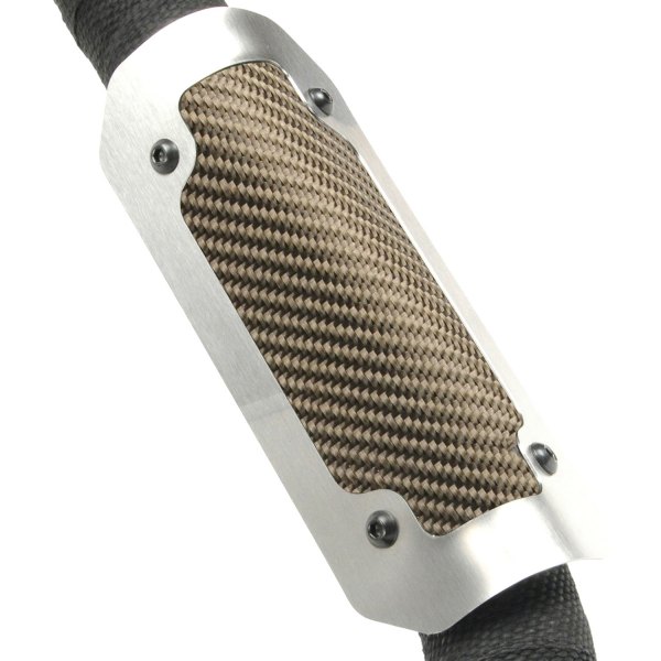 Design Engineering® - Titanium Series Bronze Heat Shield with Brushed Trim