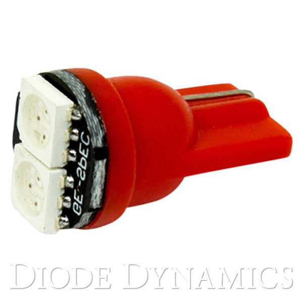 Diode Dynamics® - SMD2 Bulb (194 / T10, Red)