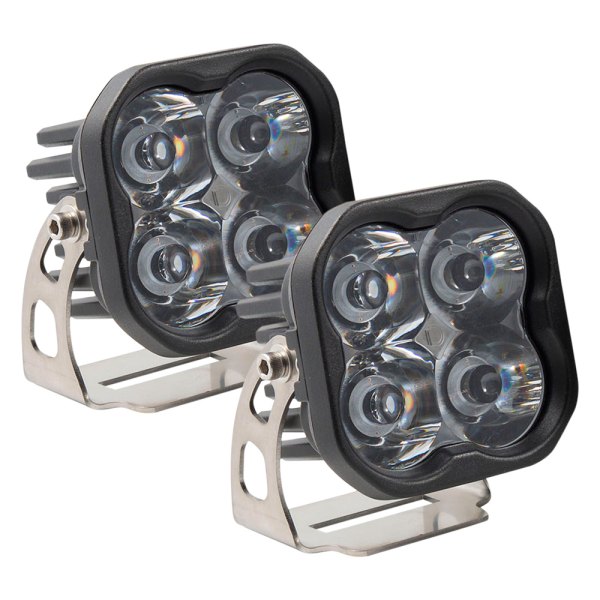 Diode Dynamics® - Stage Sport Series Standard 3" 2x14.5W Square Spot Beam LED Lights