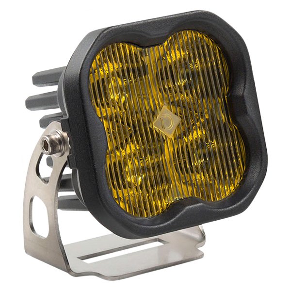 Diode Dynamics® - Stage Sport Series Standard 3" 14.5W Square Fog Beam Yellow LED Light