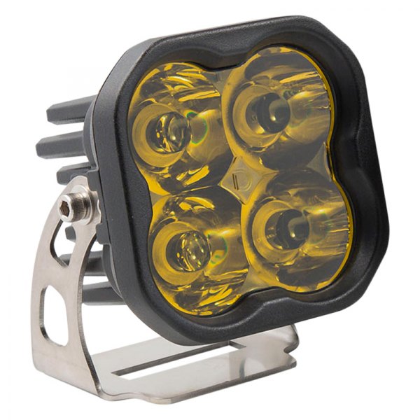 Diode Dynamics® - Stage Pro Series Standard 3" 36W Square Spot Beam Yellow LED Light
