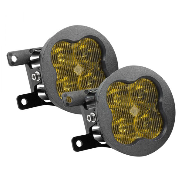 Diode Dynamics® - Stage Pro Series Type A SAE 3" 2x36W Fog Beam Yellow LED Lights