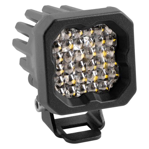 Diode Dynamics® - Stage Series C1 Pro Standard 2" 19W Square Flood Beam LED Light, With White Backlight