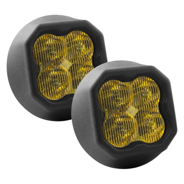 Diode Dynamics® - Fog Light Location Stage Max Series Type GM SAE 3" 2x38.5W Fog Beam Yellow LED Lights
