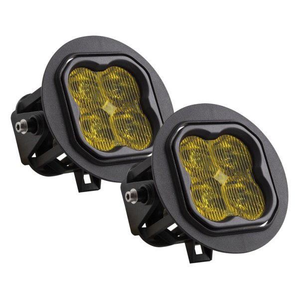 Diode Dynamics® - Fog Light Location Stage Max Series Type FT SAE 3" 2x38.5W Fog Beam Yellow LED Lights