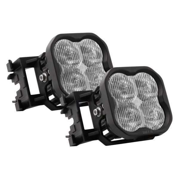 Diode Dynamics® - Fog Light Location Stage Max Series Type X SAE 3" 2x38.5W Fog Beam LED Lights