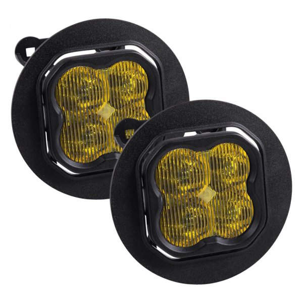 Diode Dynamics® - Fog Light Location Stage Max Series Type OB SAE 3" 2x38.5W Fog Beam Yellow LED Lights