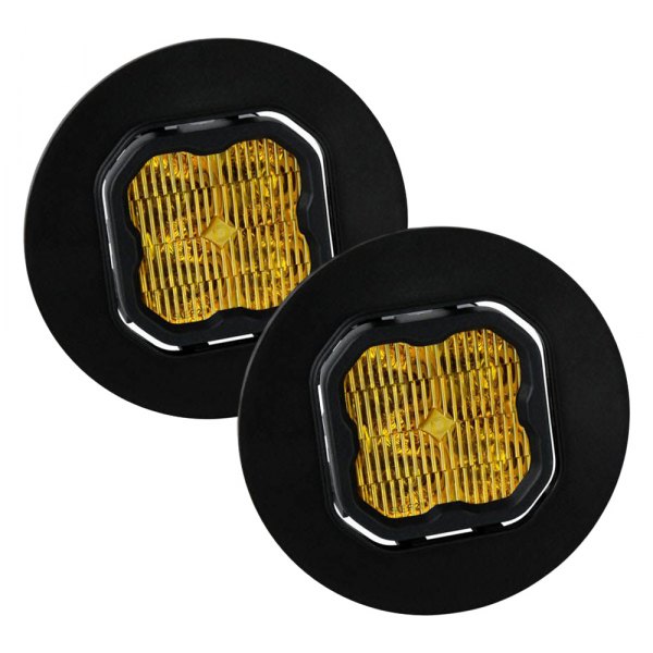 Diode Dynamics® - Fog Light Location Stage Max Series Type GM5 SAE 3" 2x38.5W Fog Beam Yellow LED Lights