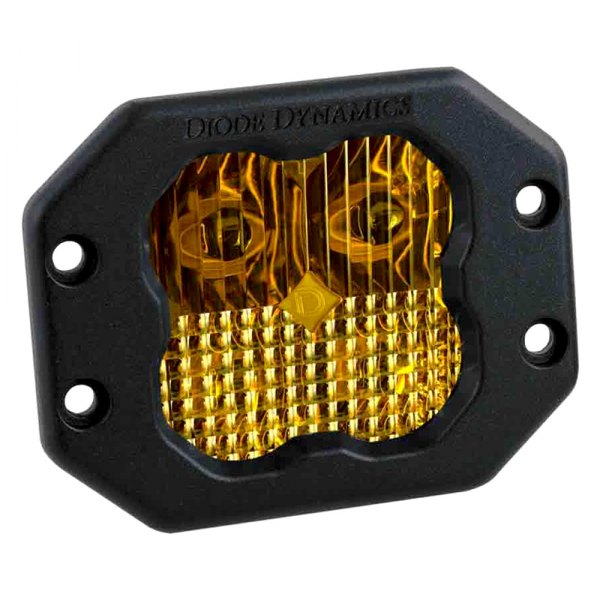 Diode Dynamics® - Stage Pro Series Flush Mount 3" 36W Combo Beam Yellow LED Light