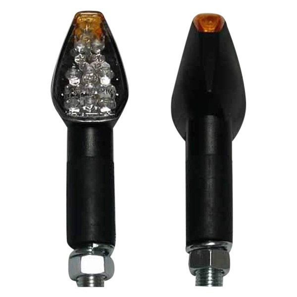 DMP® - Arrow Black LED Turn Signal Lights with Clear Lenses