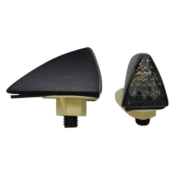 DMP® - Black Fuses Panel Mount LED Turn Signal Lights with Smoke Lenses
