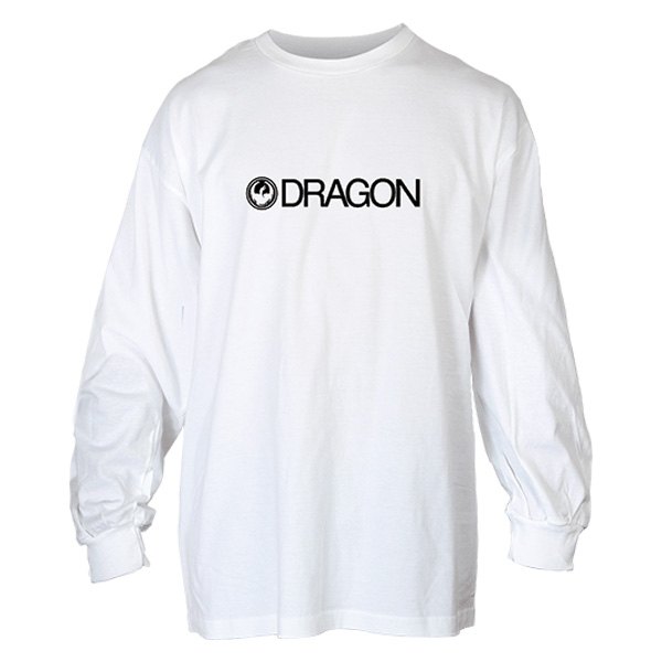 Dragon Alliance® - Trademark Men's Long Sleeve Shirt (Medium, White)