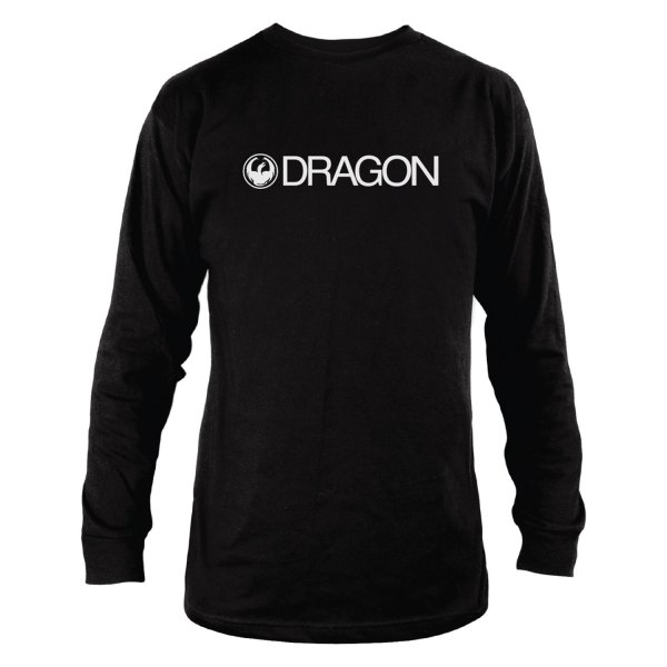 Dragon Alliance® - Trademark Staple Line Long Sleeve Shirt (Small, Black)
