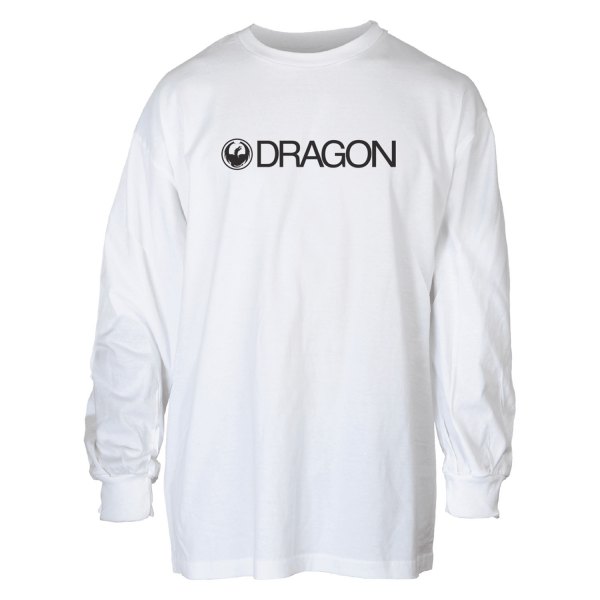 Dragon Alliance® - Trademark Staple Line Long Sleeve Shirt (Small, White)