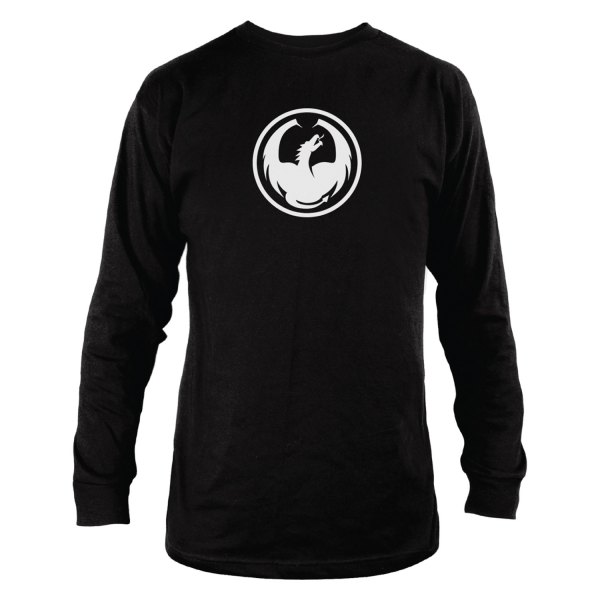 Dragon Alliance® - Icon Staple Line Men's Long Sleeve Shirt (Medium, Black)