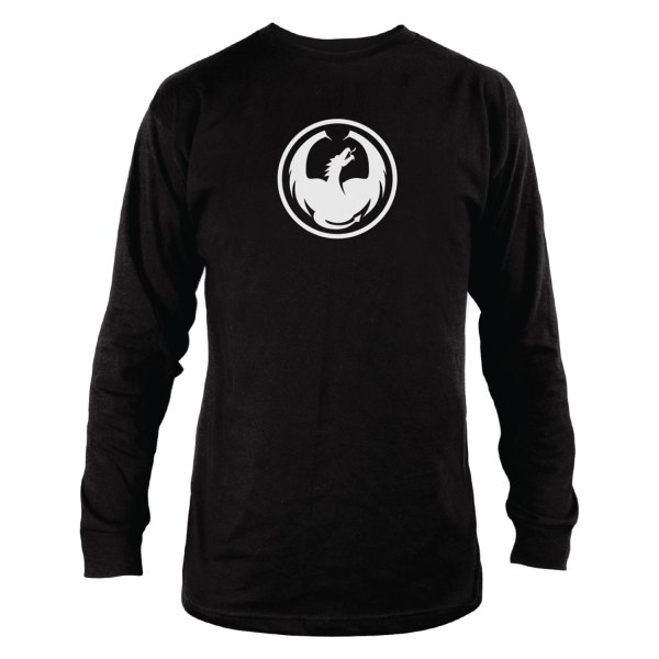 Dragon Alliance® - Icon Staple Line Men's Long Sleeve Shirt (Small, Black)