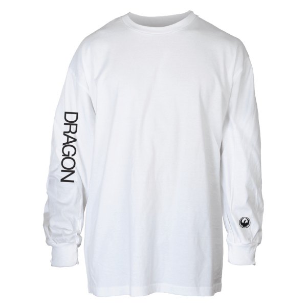 Dragon Alliance® - Trademark Coin Men's Long Sleeve T-Shirt (Large, White)