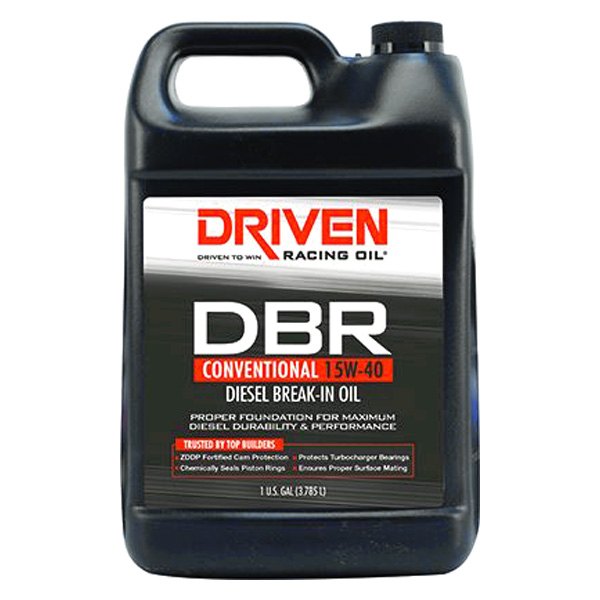 Driven Racing Oil® - DBR SAE 15W-40 Mineral Break-In Motor Oil, 1 Gallon