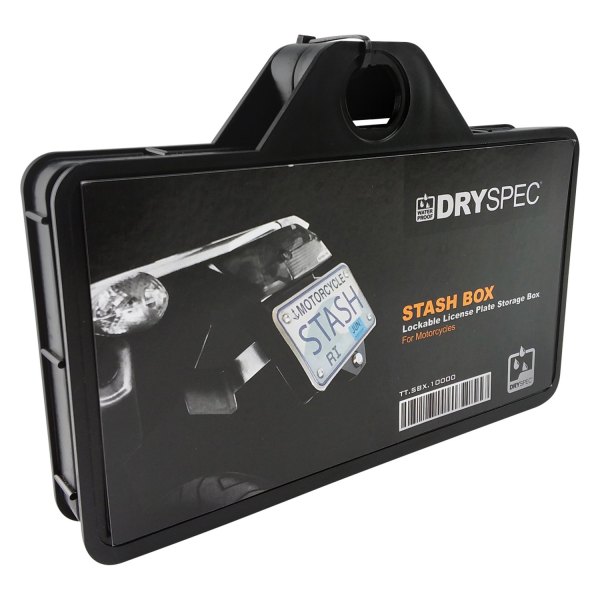 DrySpec® - Black License Plate Stash Box