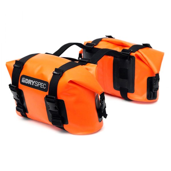 DrySpec® - D20 Waterproof Dry Orange Saddlebags System