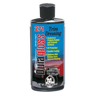 Duragloss® 271 - 8 oz. Rubber and Flat Black Dressing